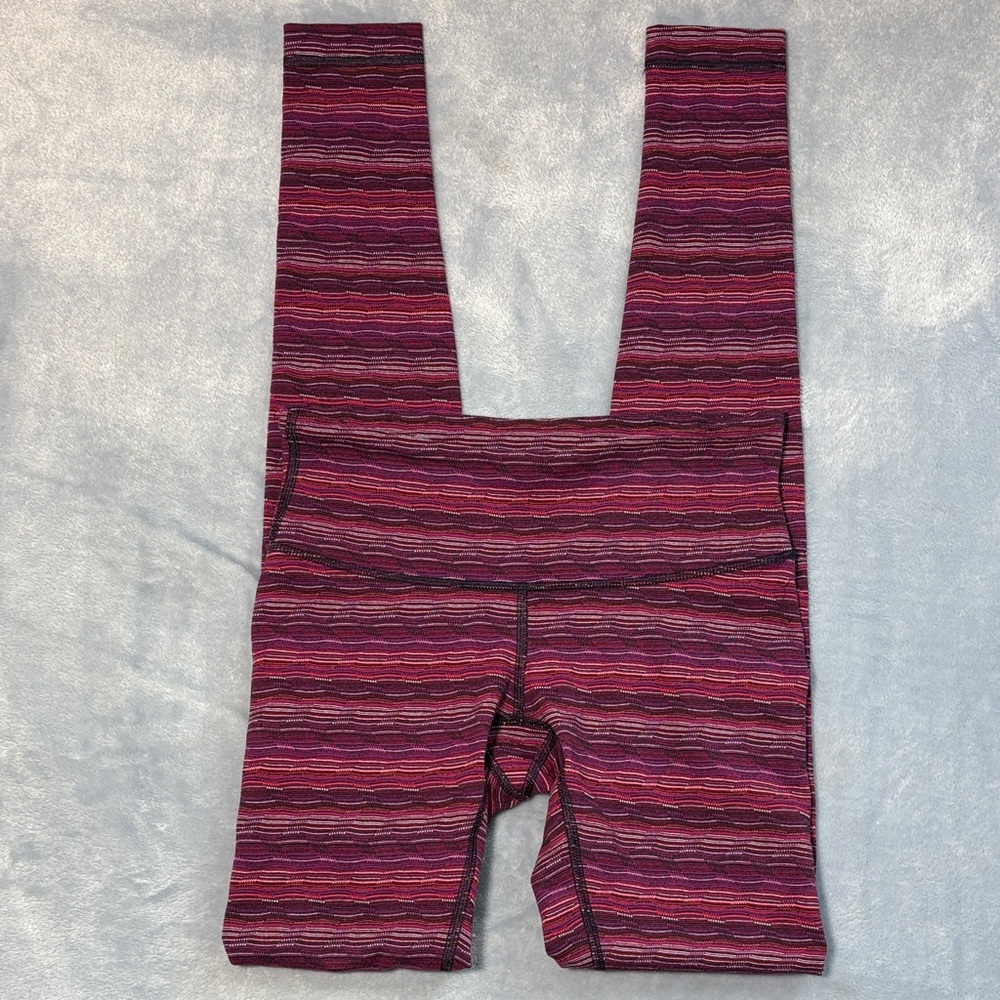 Lululemon Athletica Wunder Under Striped Leggings